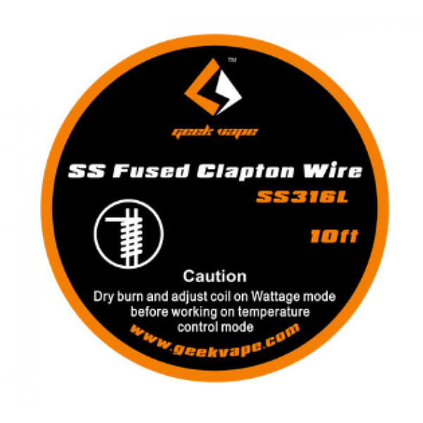 GEEKVAPE SS316L FUSED CLAPTON WIRE 